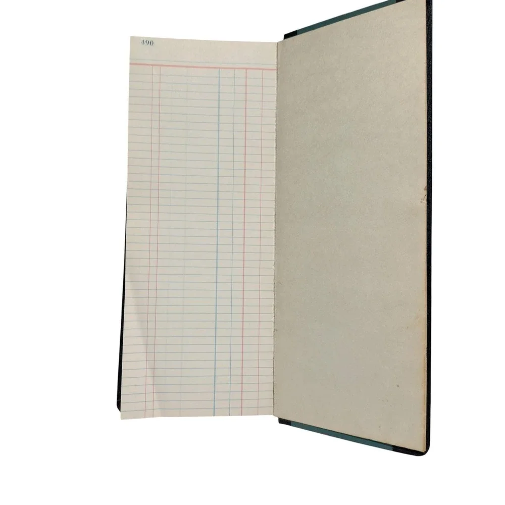 Vintage Shaws No S 300 Day Book Account Ledger 500 Page Long Format USA‎ Office